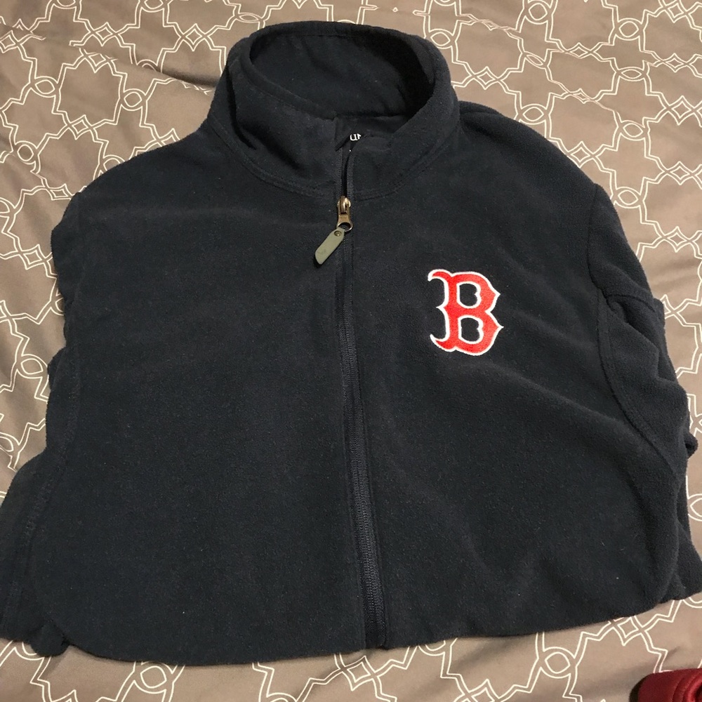 Ladies L Boston Red Sox full zip fleece